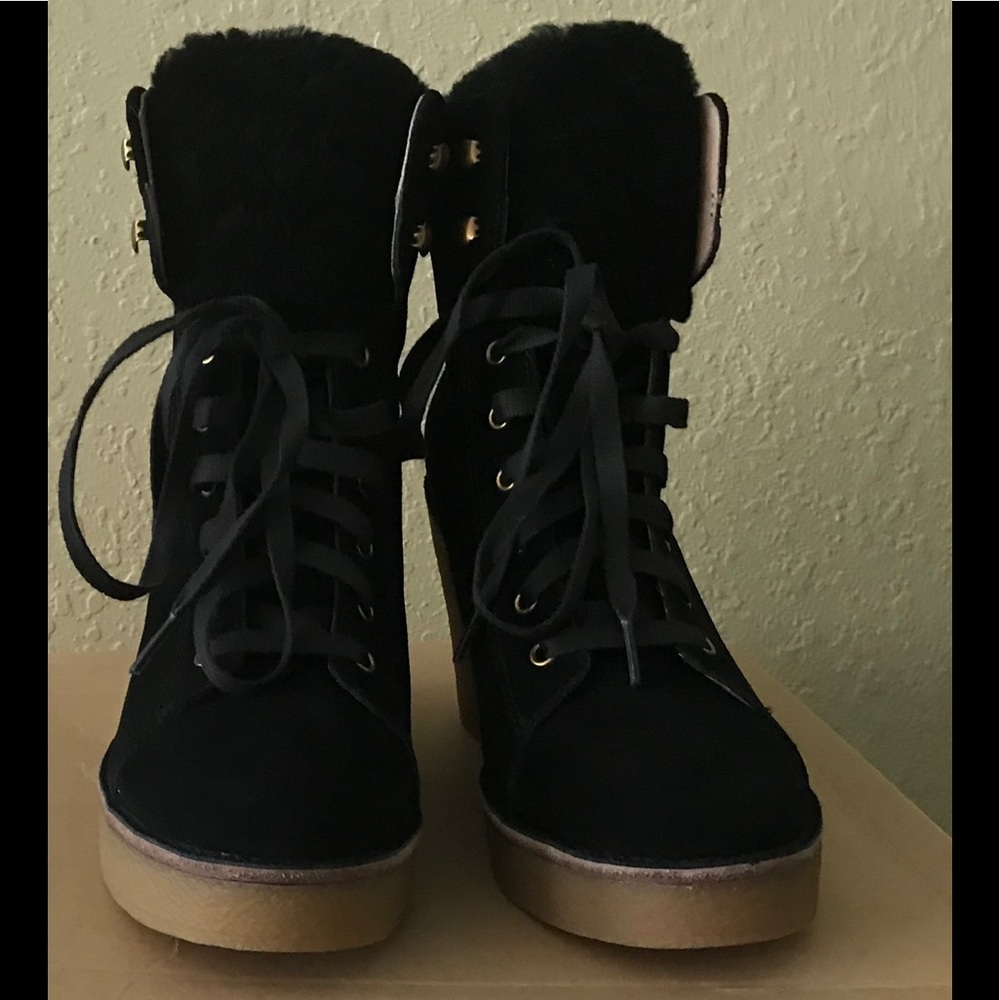 NEW UGG Women’s KIERNAN Black Suede Boots